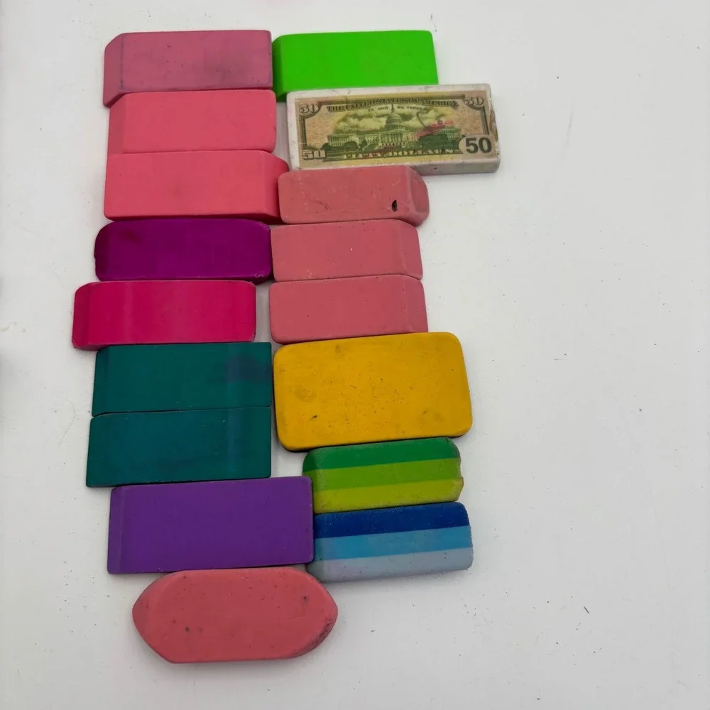 Mixed Pencil and Eraser Lot 105pc Multicolor Good Smencils Sanford Paper Mate